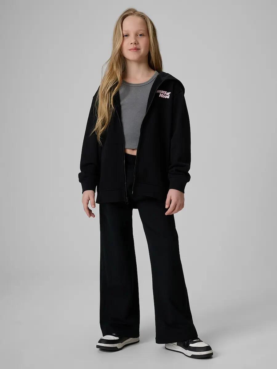 Bluza dresowa loose z kapturem dziewczęca 4F 4FJRSS26TSWSF2902 3/7