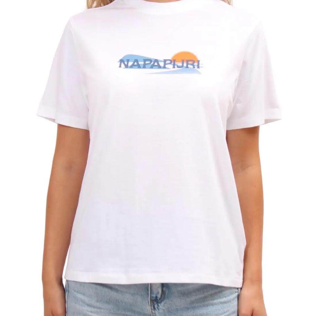 Women - Sportswear - T-shirt - Relaxed fit - 100% cotton - White