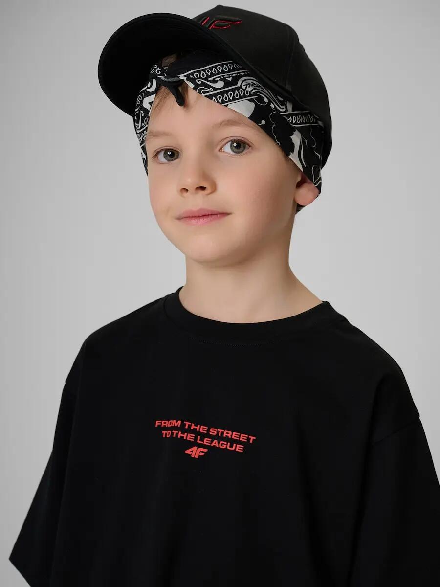 T-shirt bawełniany chłopięcy 4F 4FJRSS26TTSHM3835 3/7