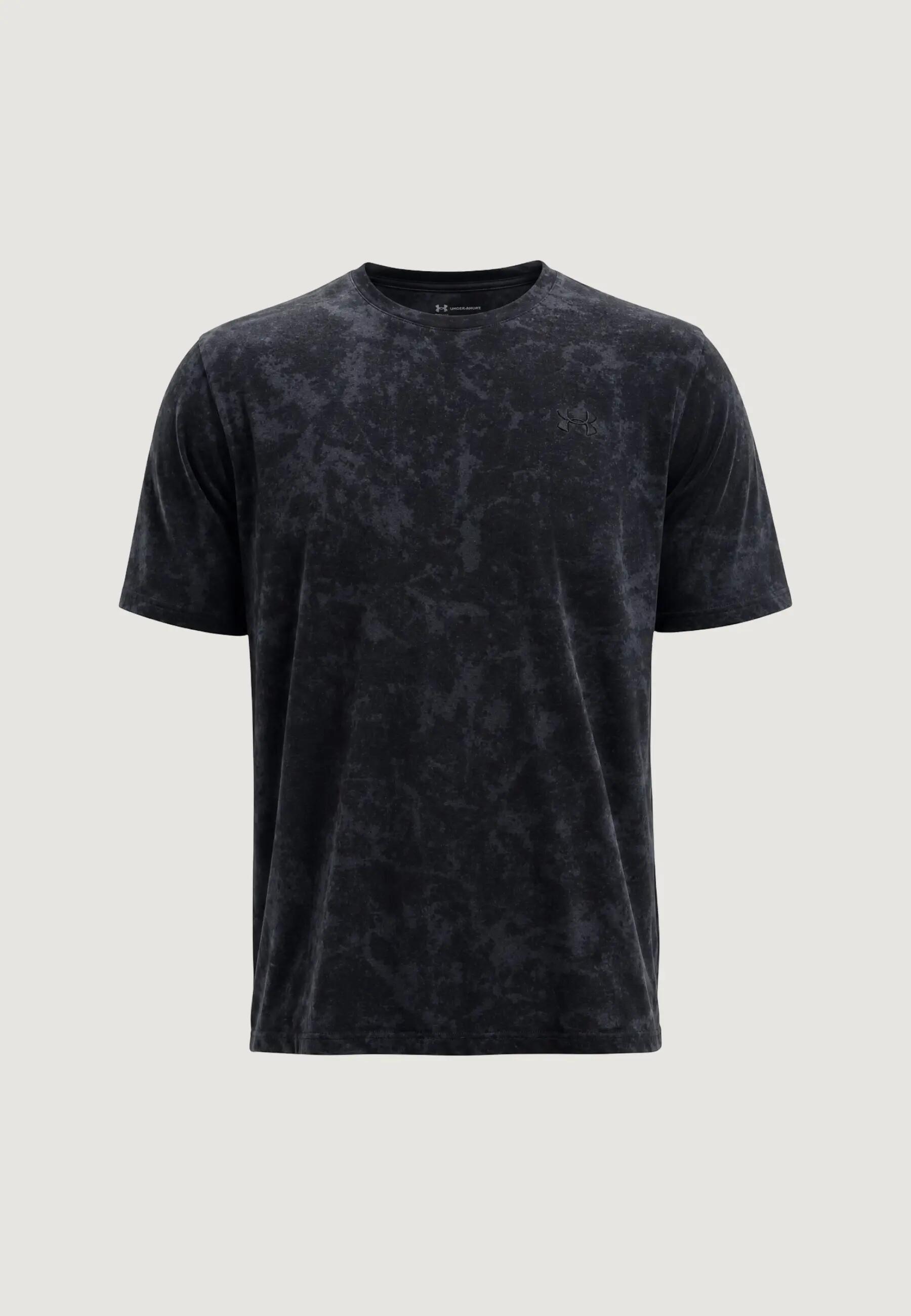 t-shirt crop top UA M ICON SS NOVELTY HOMME noir 5/5