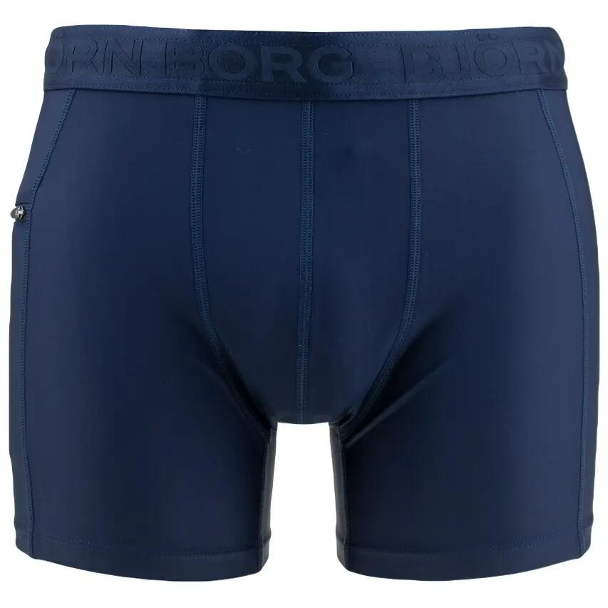 Heren Rits Zwemboxer Stretch Blauw 7/7