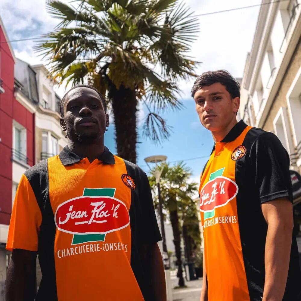 FC Lorient 1998 - 99 - Retro Fußballtrikot - Orange – COPA Football 2/7