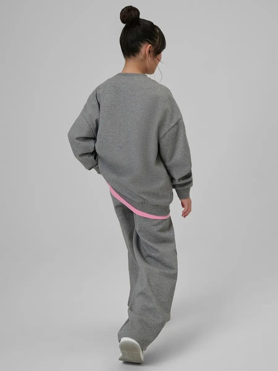 Bluza dresowa loose bez kaptura dziewczęca 4F 4FJRSS26TSWSF2624 2/7