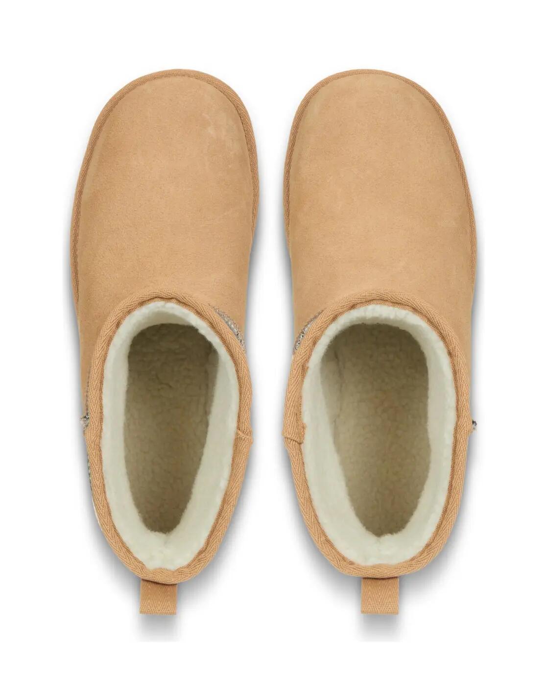 Wildleder-Stiefel ASEVAK Beige Dames 4/4