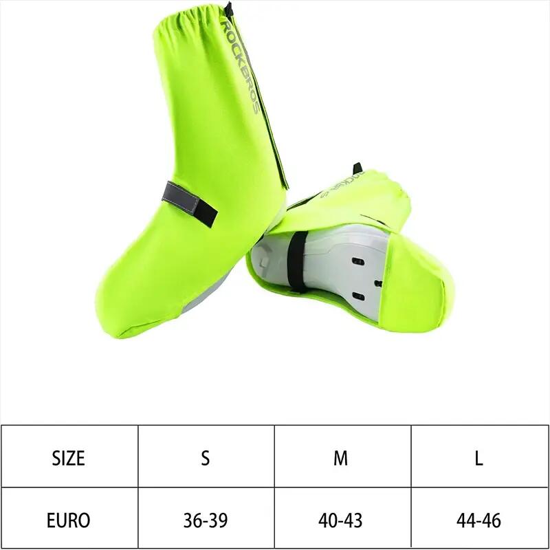 ROCKBROS Wasserdichte Fahrradüberschuhe Knöchelhoch 9/9