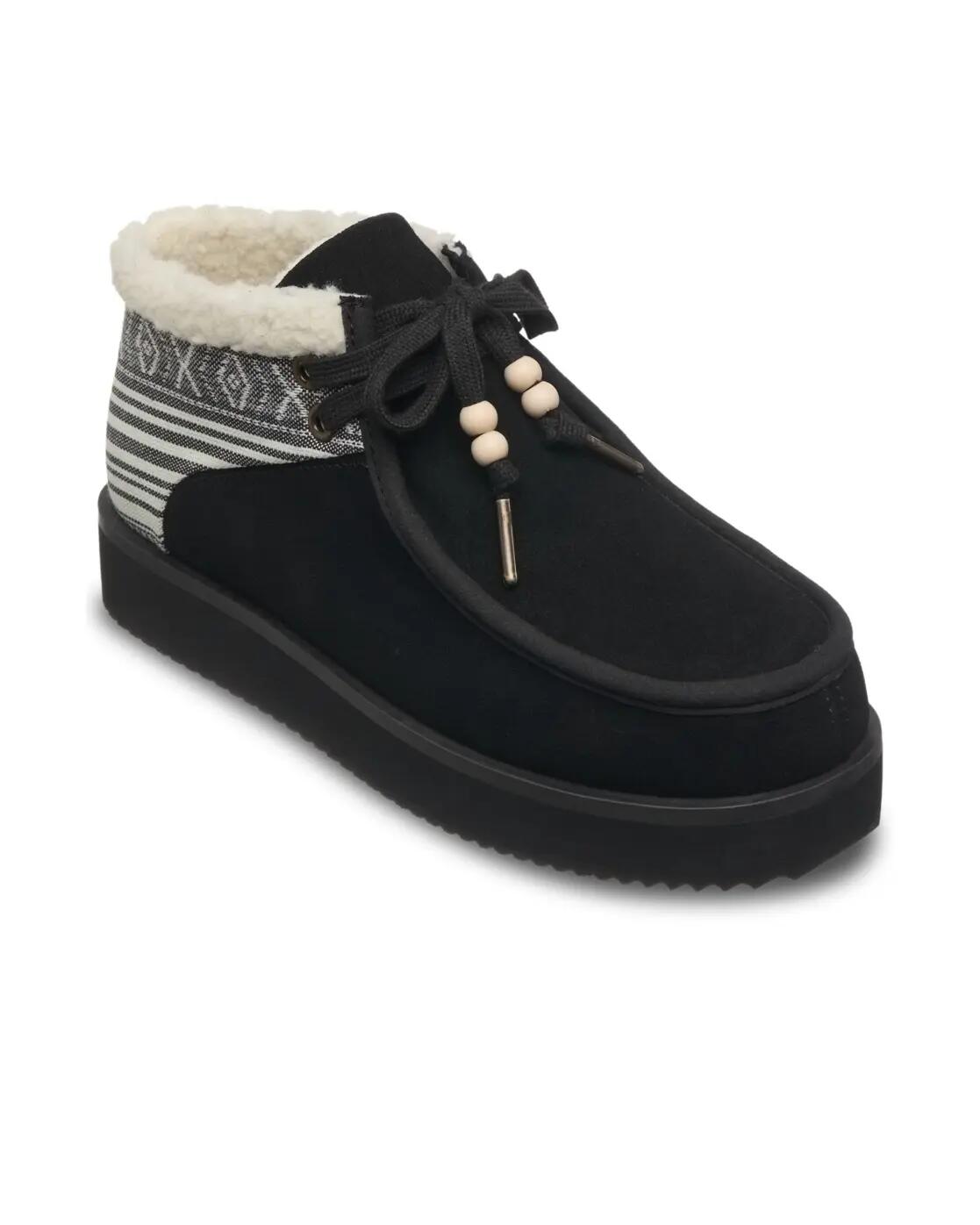 Wildleder-Stiefel PASHTA Schwarz Dames 3/4