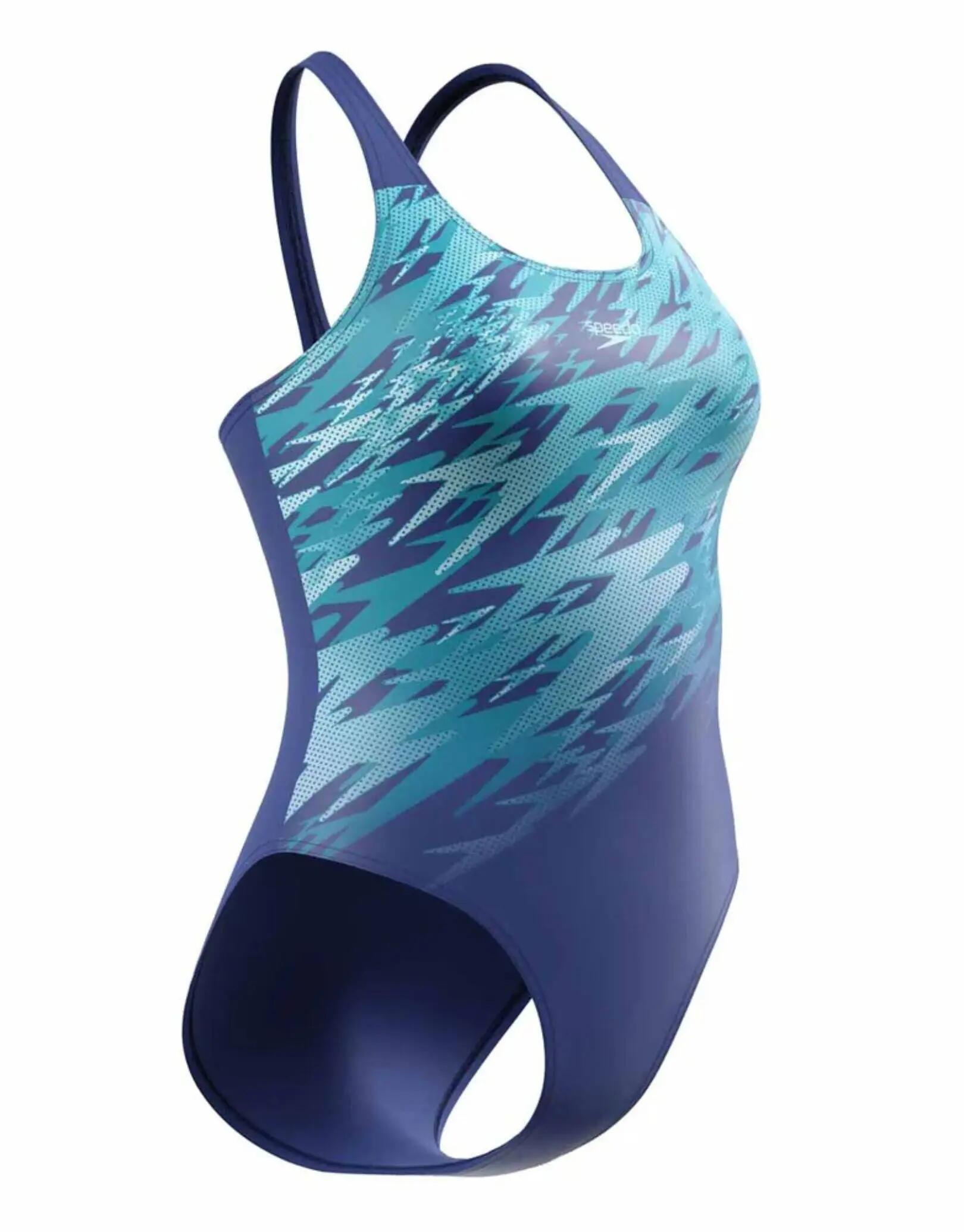 Maillot de bain Speedo HYPERBOOM Placement Muscleback Bleu/Bleu 3/5