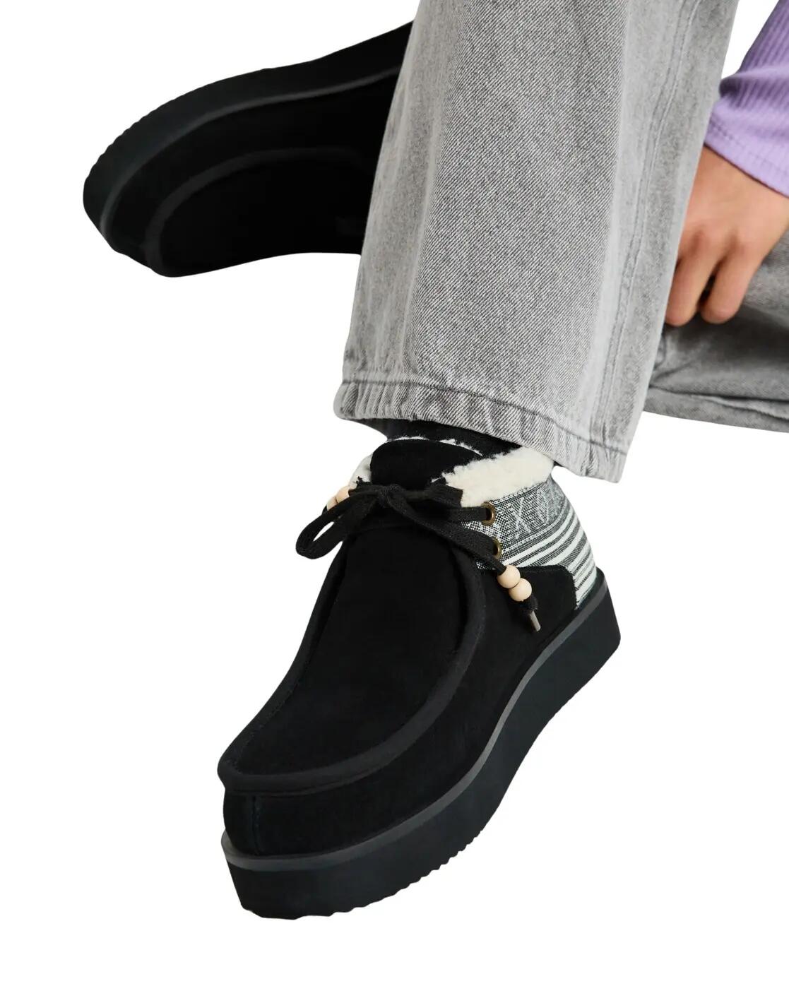 Wildleder-Stiefel PASHTA Schwarz Dames 2/4