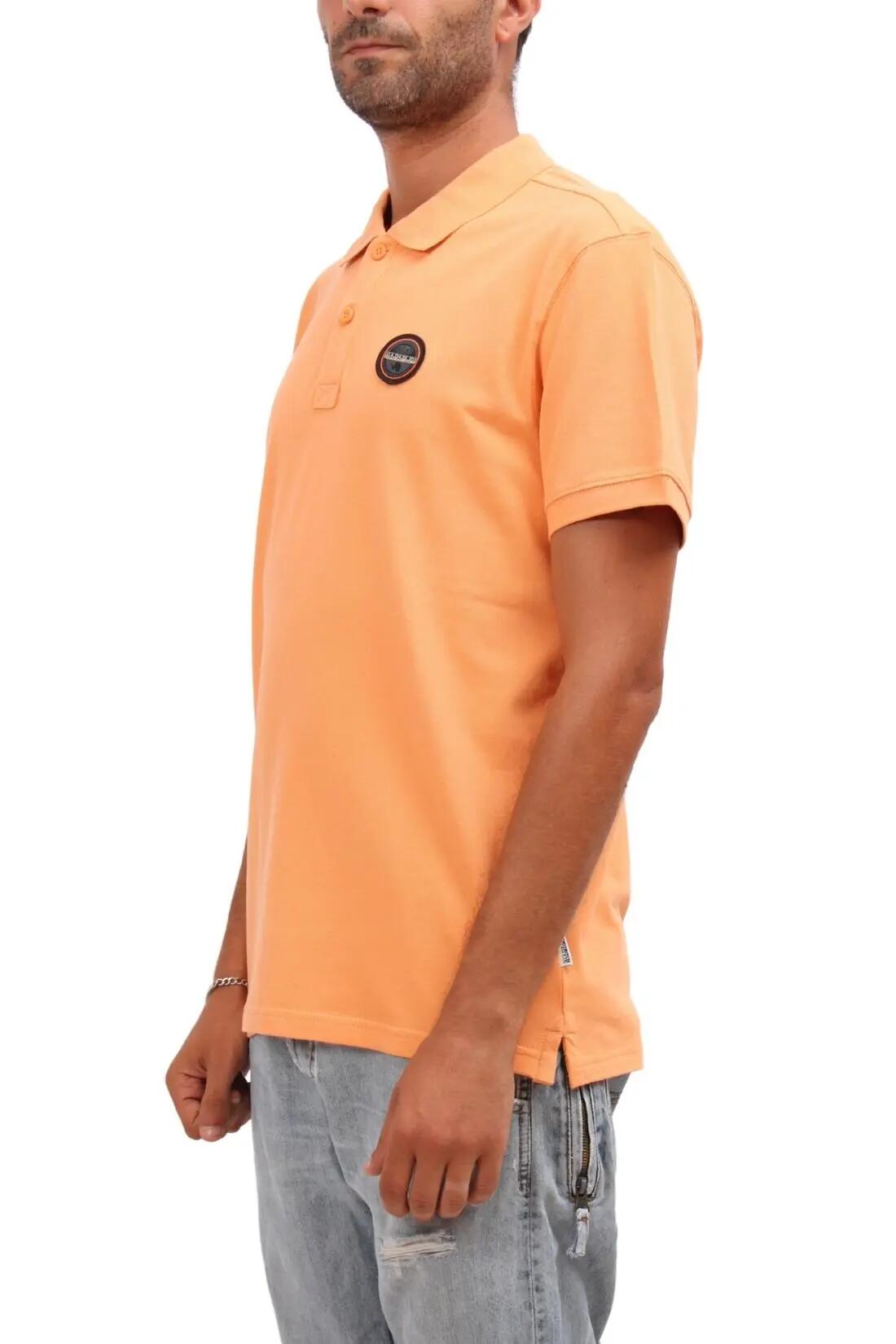 Polo - Sportswear - Uomo - manica corta, regular fit, cotone - Epy - arancione 2/2