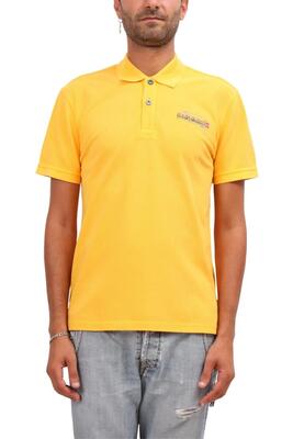 Polo - uomo - manica corta regular cotone - Edil - giallo