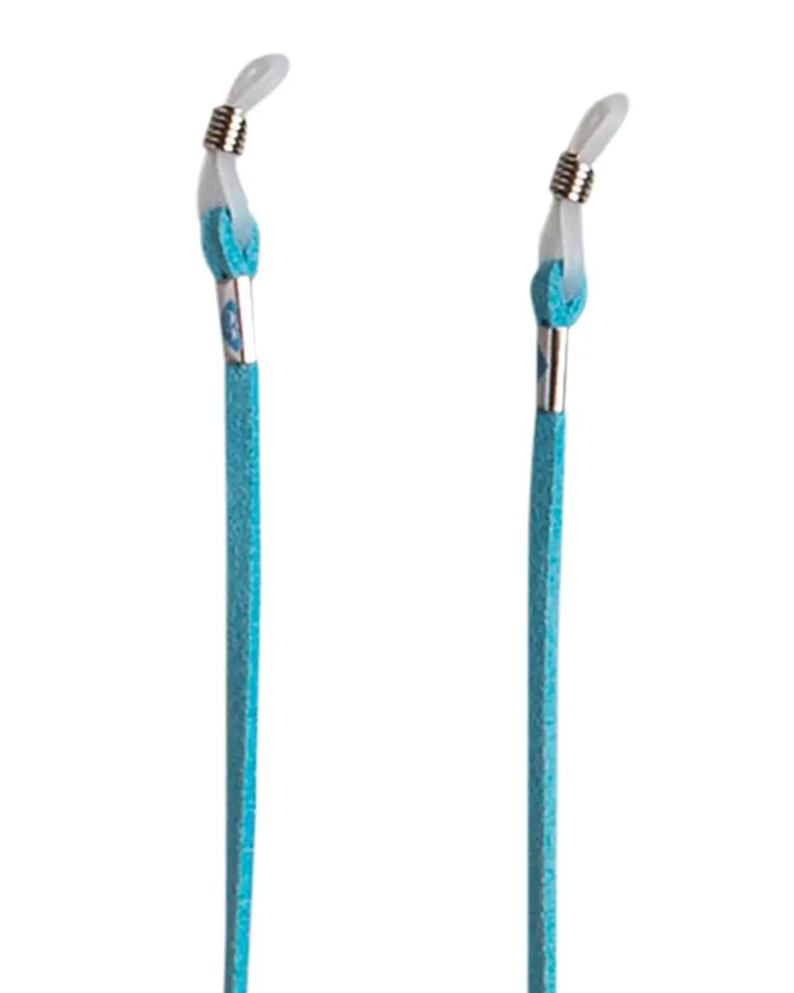 Brillenband RX LEATHER FLAT RETAINER Blau Dames 2/3
