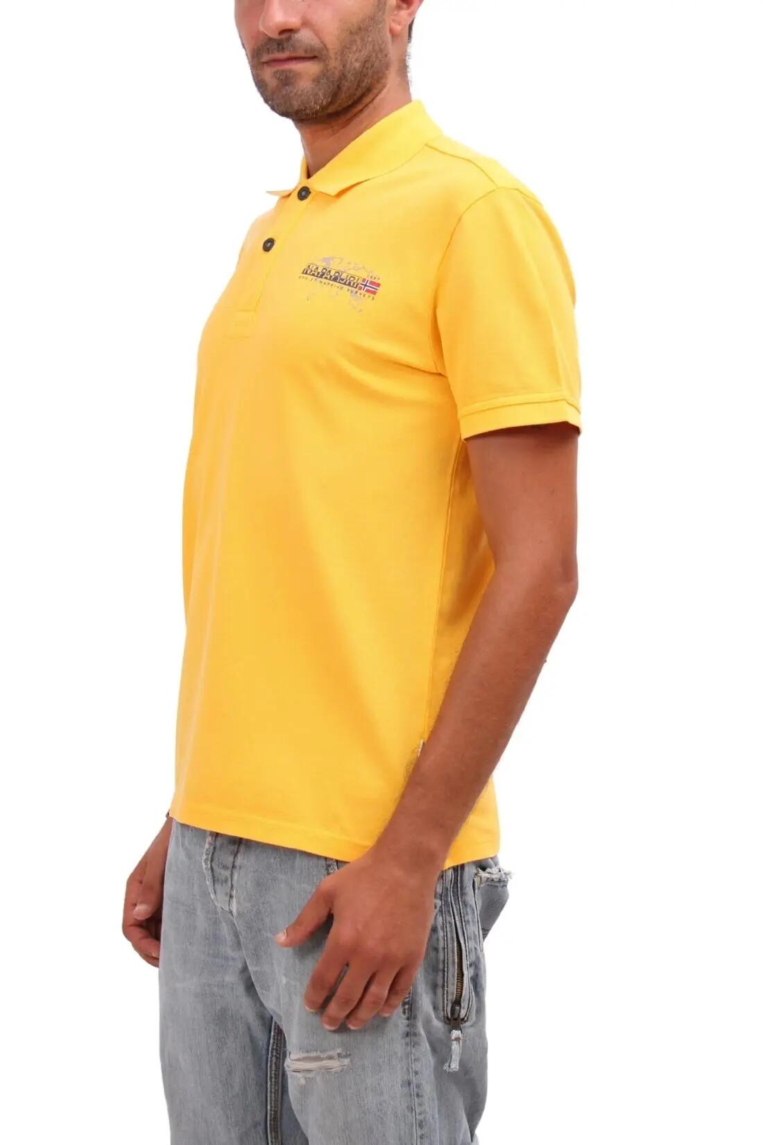 Polo - homem - manga curta, regular, algodão - Edil - amarelo 2/2