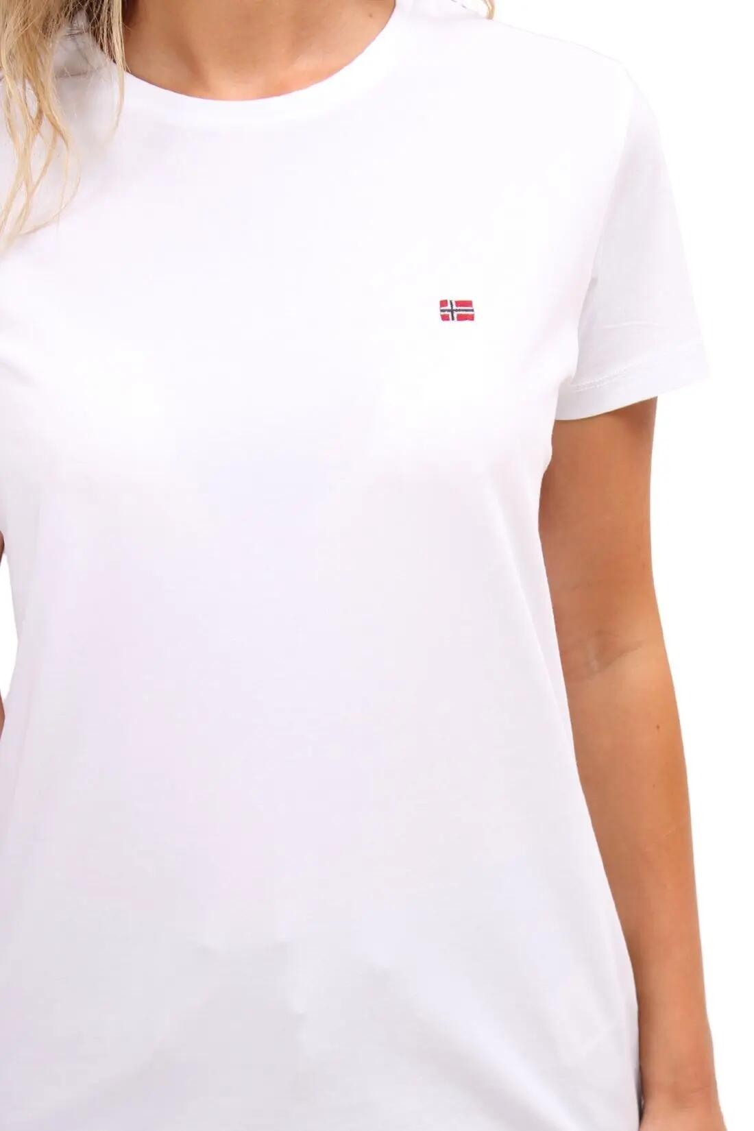 Damen - Freizeit - T-Shirt - Regular Fit, Kurzarm, Rundhals - Suri - Weiß 4/4