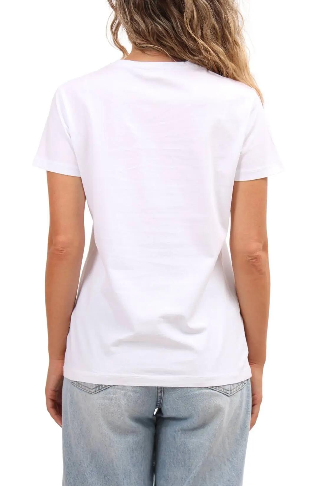 Damen - Freizeit - T-Shirt - Regular Fit, Kurzarm, Rundhals - Suri - Weiß 3/4