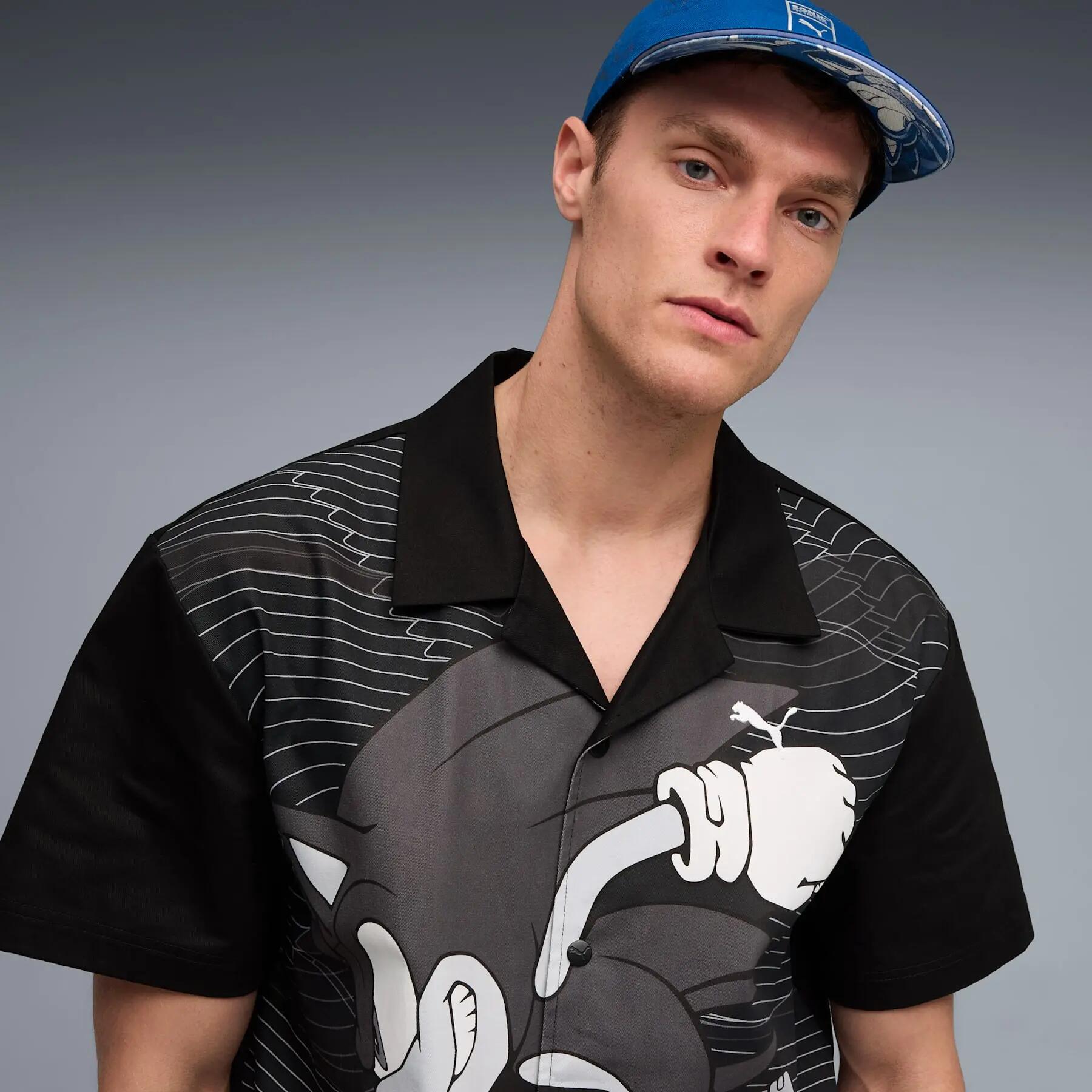 Camisa masculina Puma X SONIC RELAXED GRAPHIC RACER 7/7