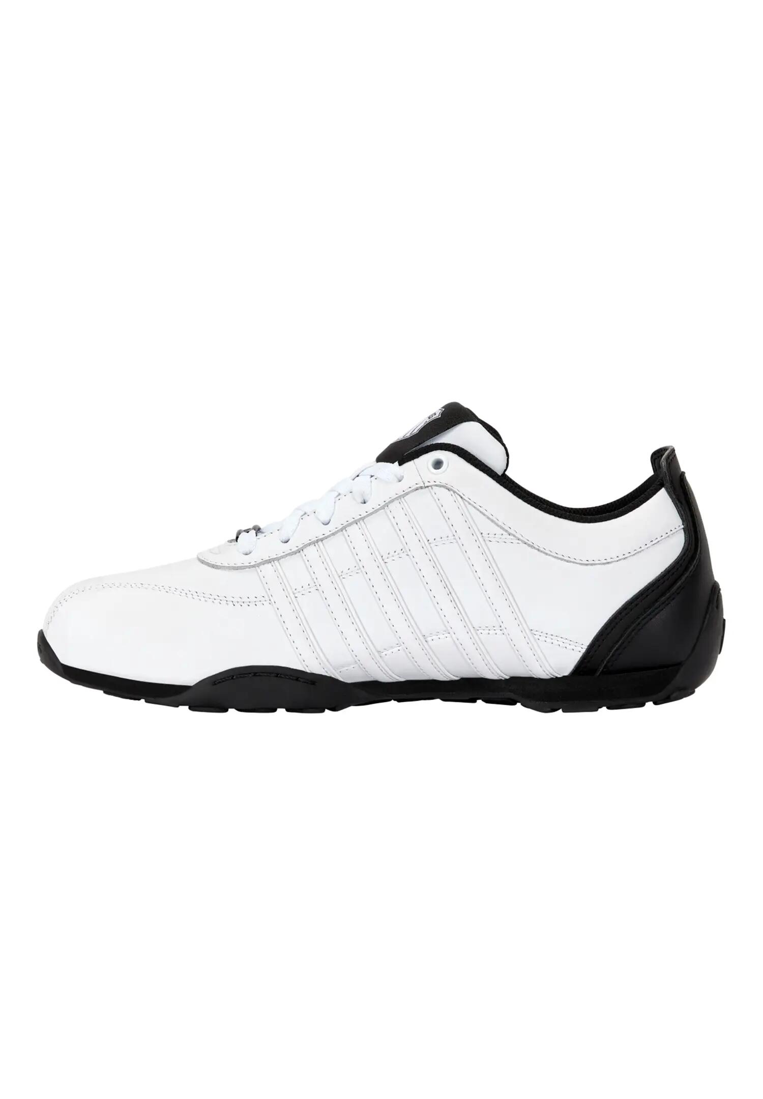 K-Swiss Herren ARVEE 1.5 Leder Sneaker 02453-186-M White Black 4/6