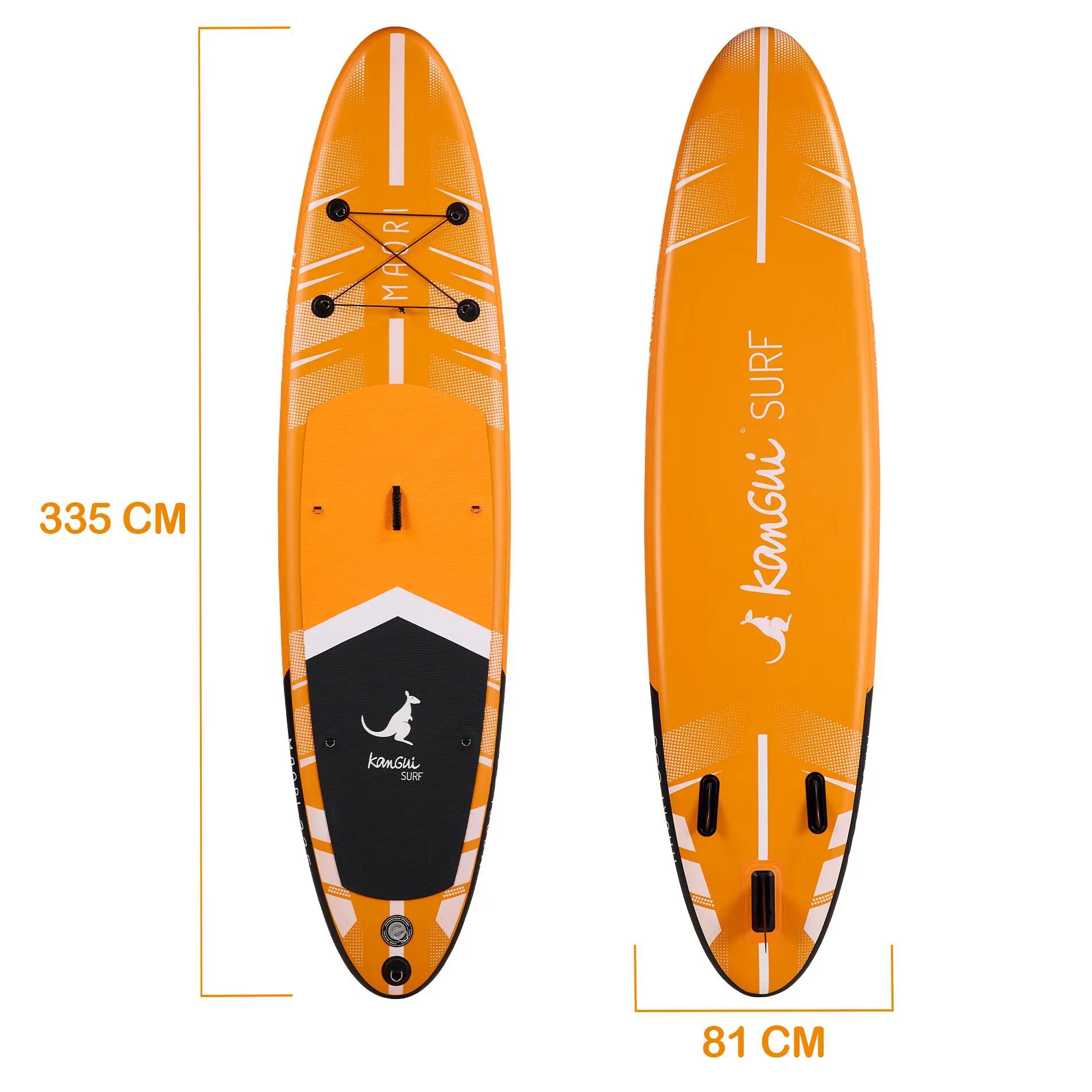 MAORI paddle insuflável 335 cm com remo, bomba, bolsa e acessórios 2/5