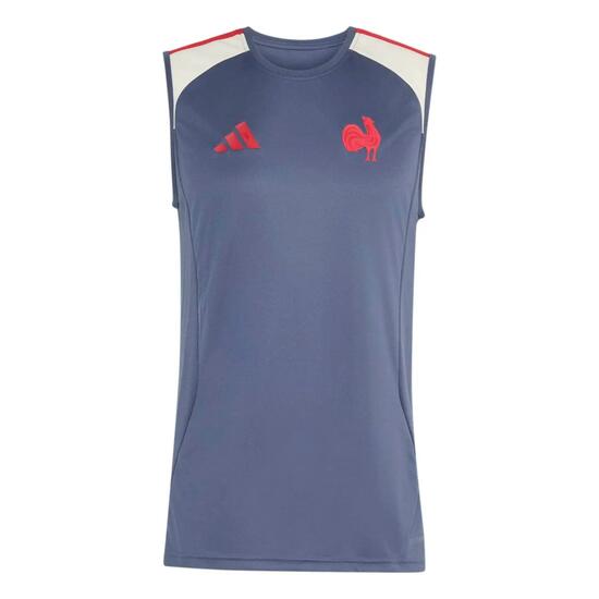 Débardeur de rugby France Adidas FFR Bleu marine ombre