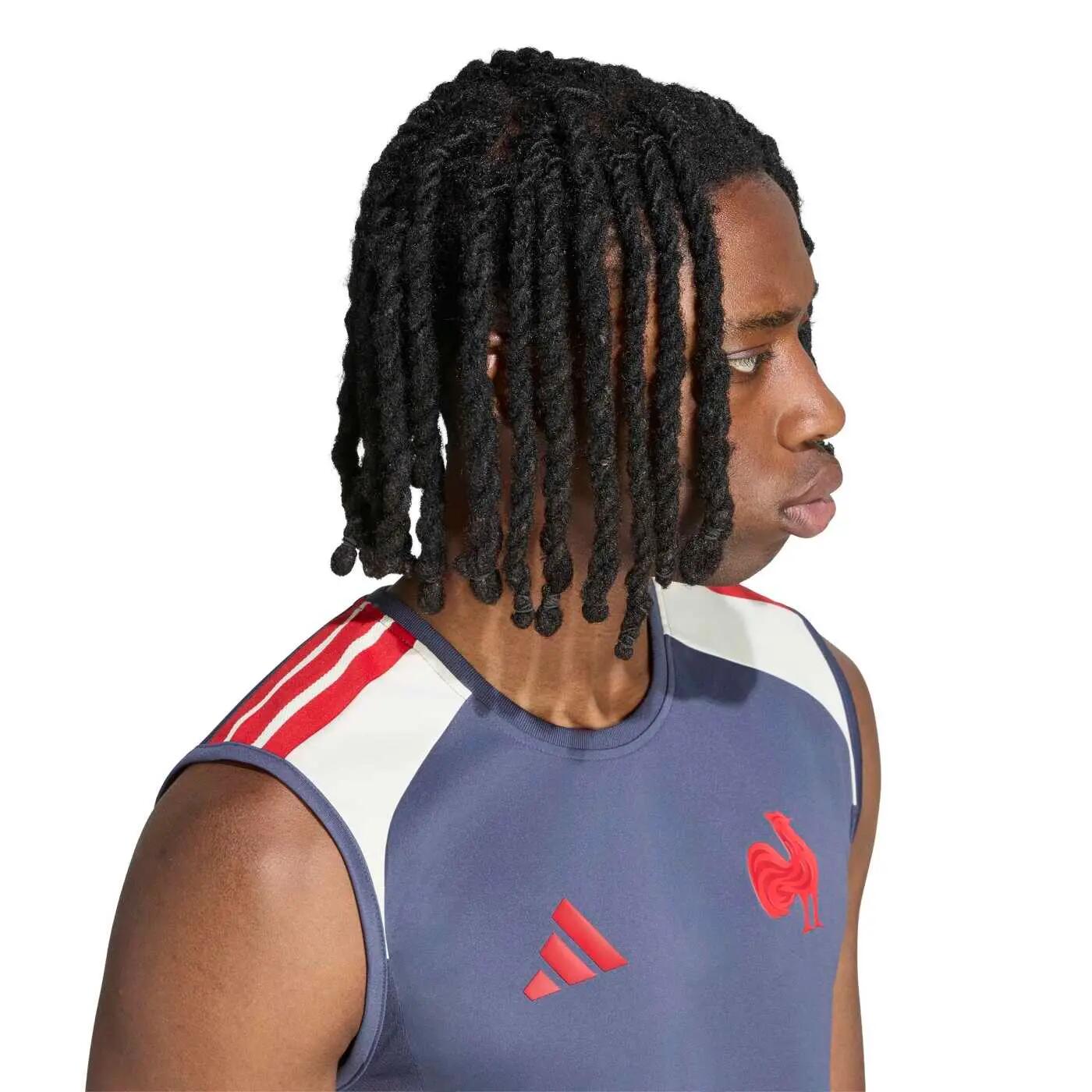 Camiseta de rugby Francia Adidas FFR Shadow Navy 6/7