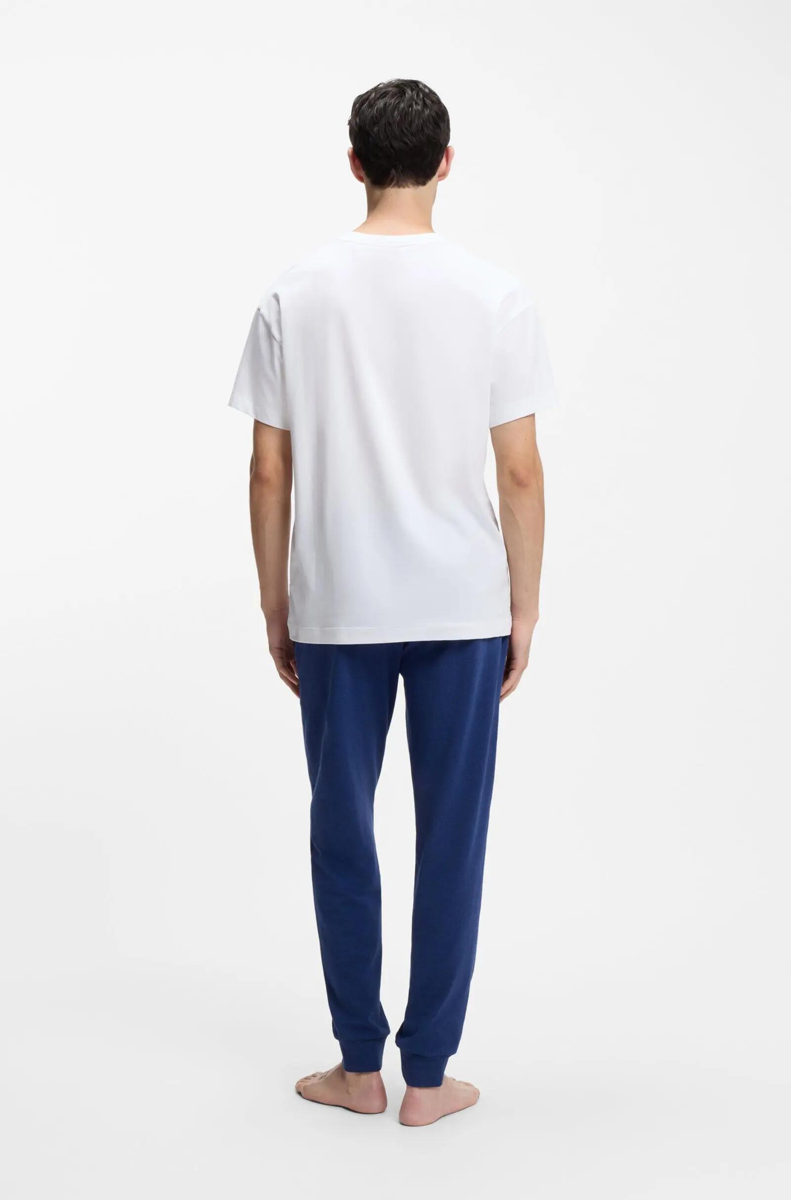 Koszulka męska do spania Hugo Loungewear Laze BIANCO (50525236-101) XL 2/4