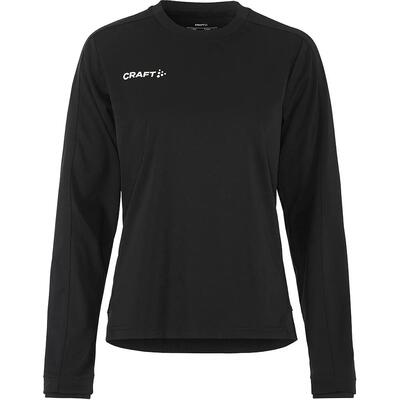 Sweater - sport - dames - evolve 2.0 - loose fit, ronde hals - zwart