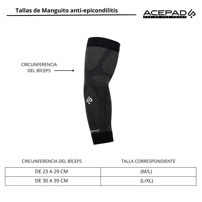 Manga de compressão anti-epicondilite para padel 5/6