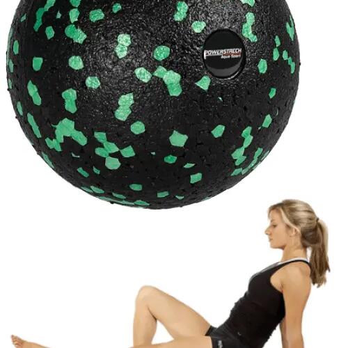 AQUA-SPORT POWERSTRECH EPP BALL 8CM ROLLER BLACK-GREEN AS06141