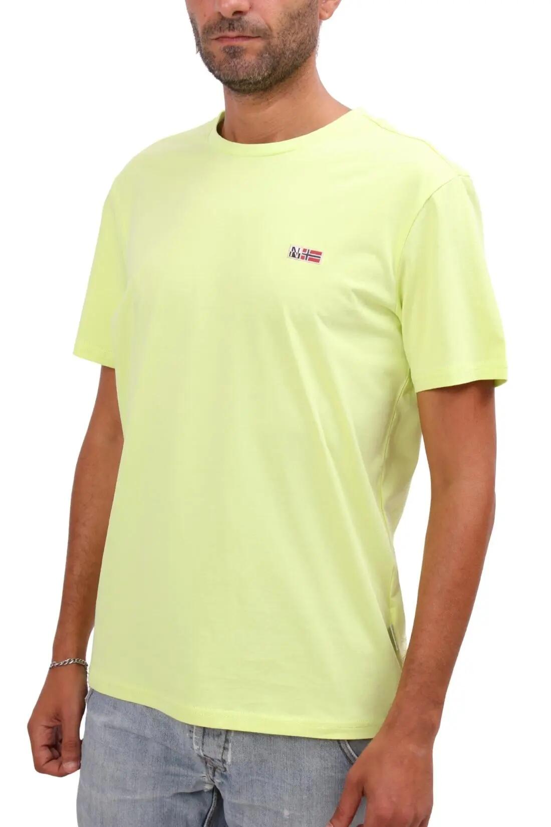T-shirt - casual - uomo - regular, manica corta - suri - arancione 4/4