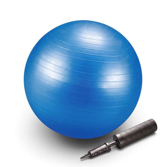 Gymnastikball Anti-Burst mit Handpumpe – Sitzball & Fitnessball, bis 300 kg