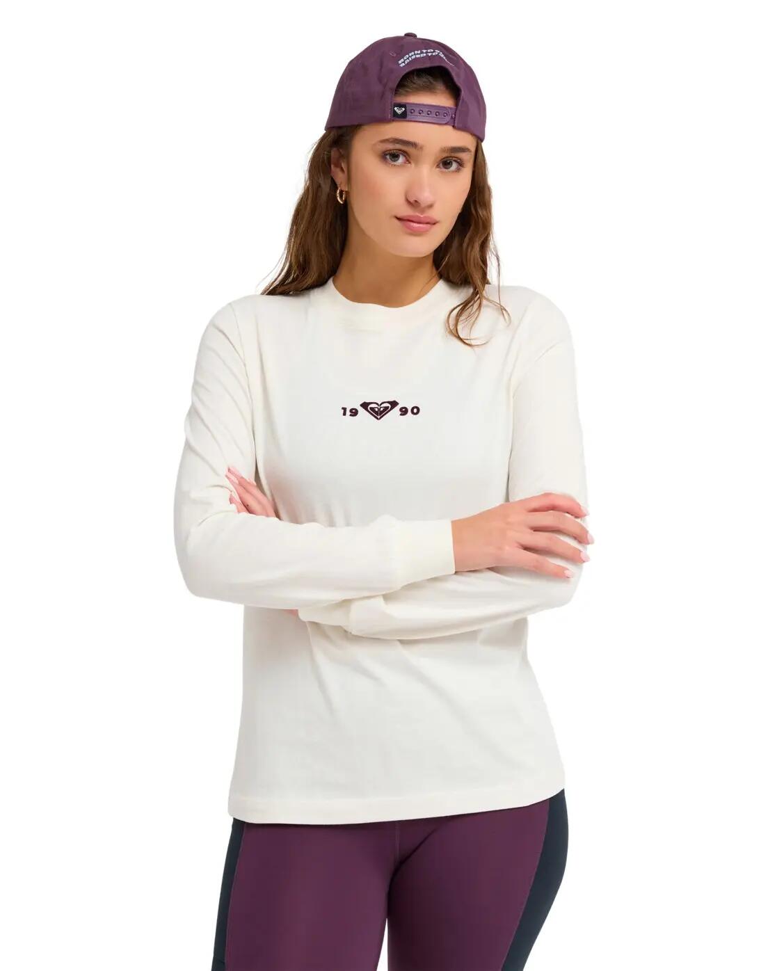 Haut de sport manches longues ESS ENERGY ELEVATED Blanc Femme 1/4