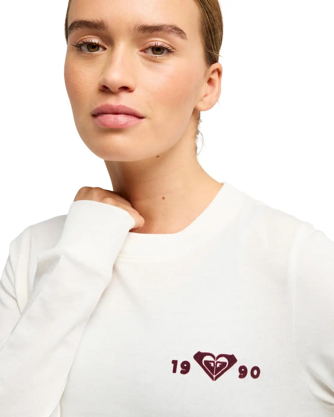 Haut de sport manches longues ESS ENERGY ELEVATED Blanc Femme 4/4