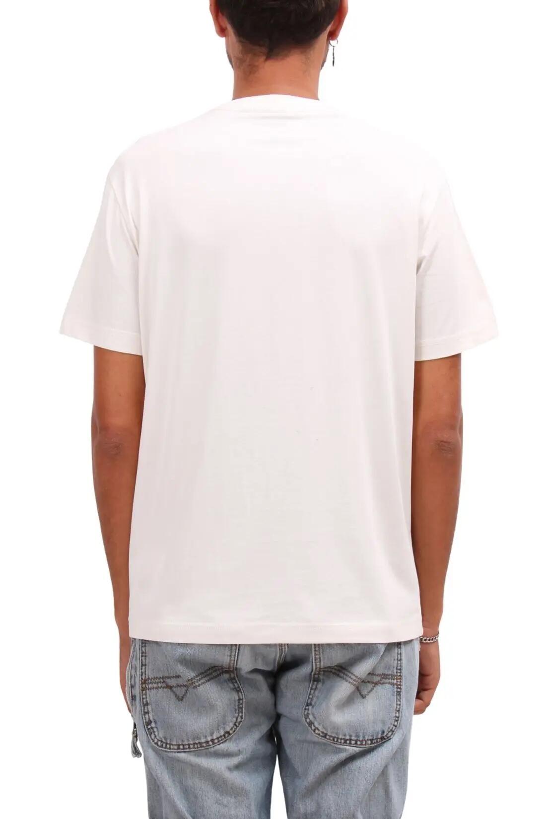 T-shirt - Sportswear - Homme - Relaxed, 100% coton - Faber - Panna 3/4