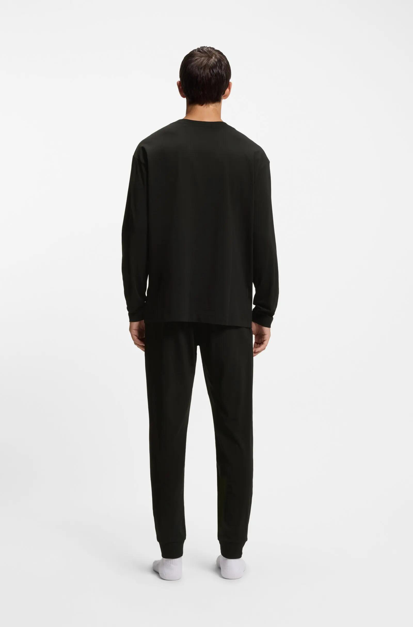 Koszulka męska Hugo Loungewear Laze NERO (50525229-001) M 4/5
