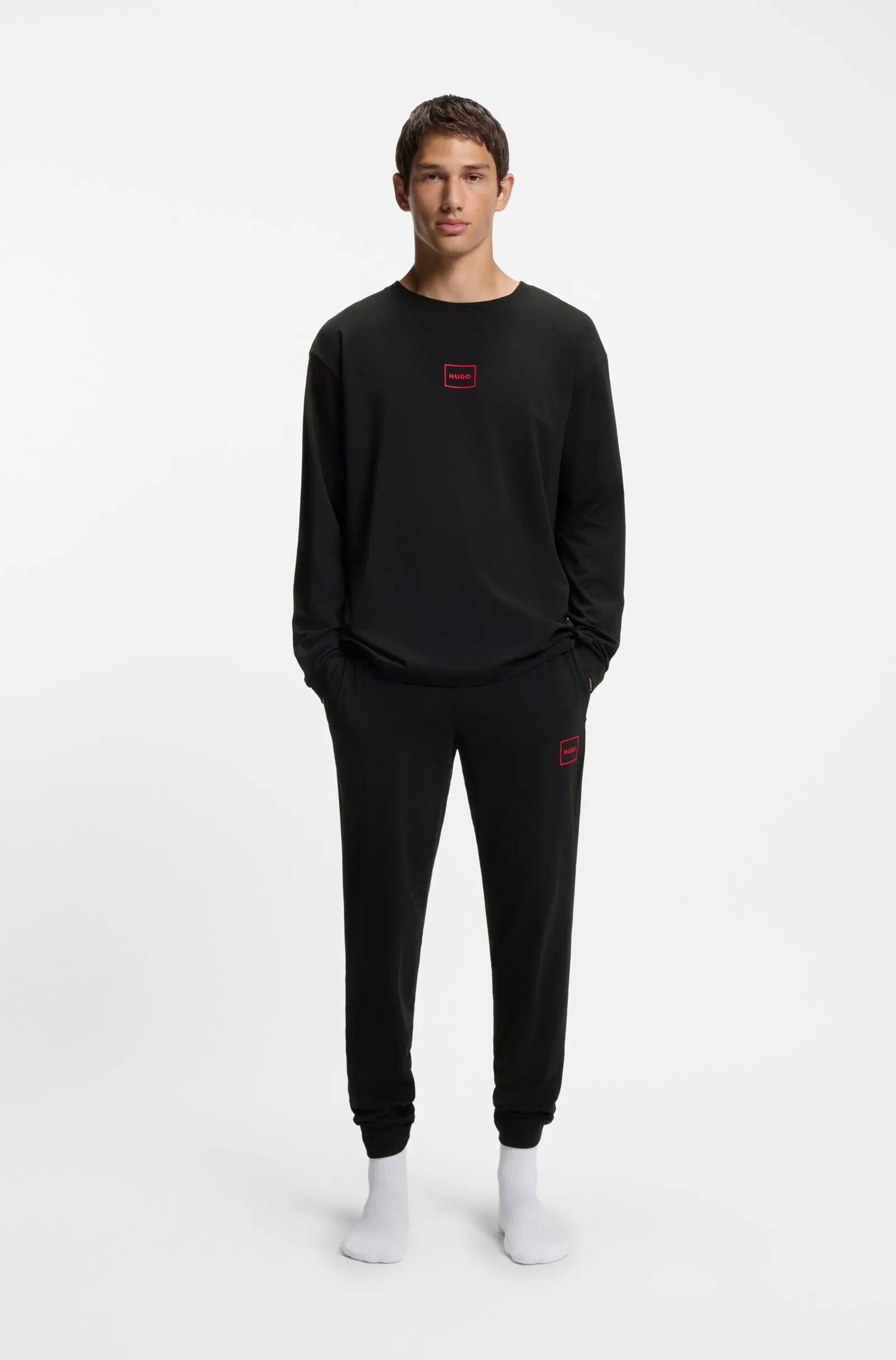 Koszulka męska Hugo Loungewear Laze NERO (50525229-001) M 3/5