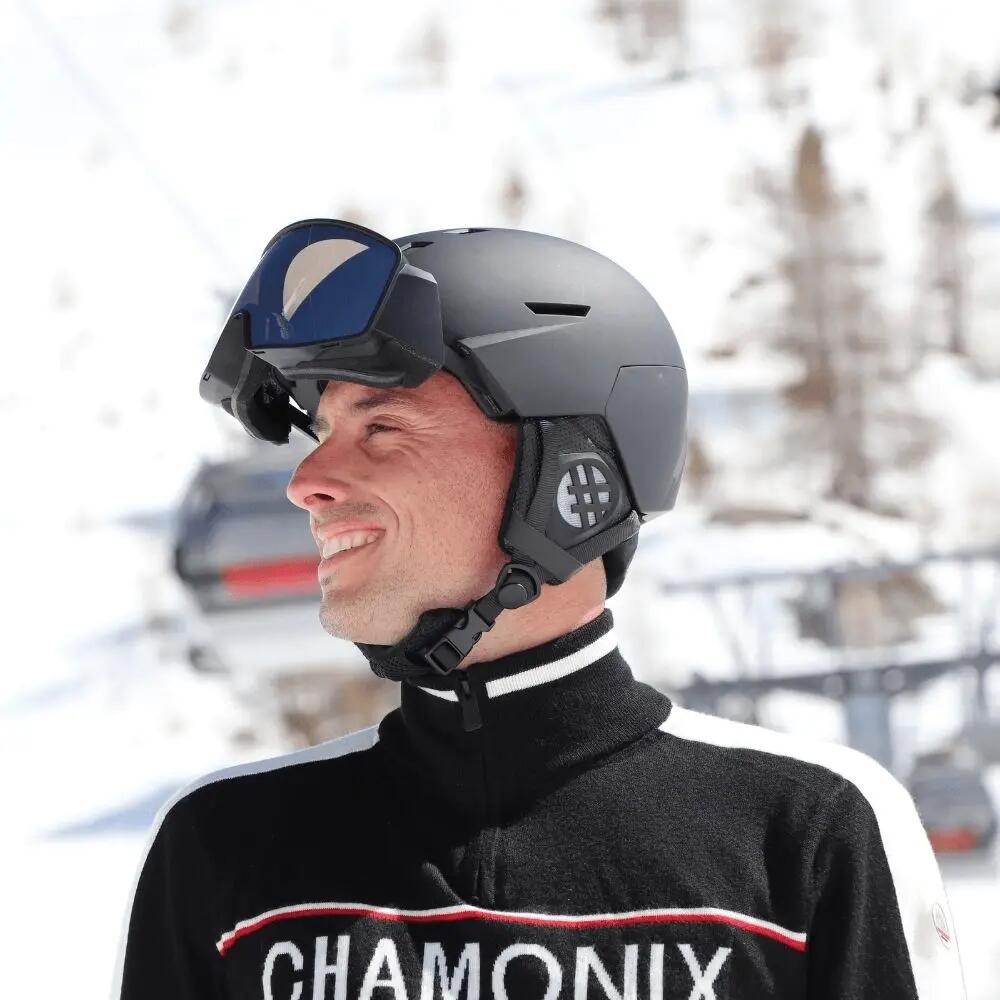 NEMESIS S3 Skihelm BLACK. 3/5