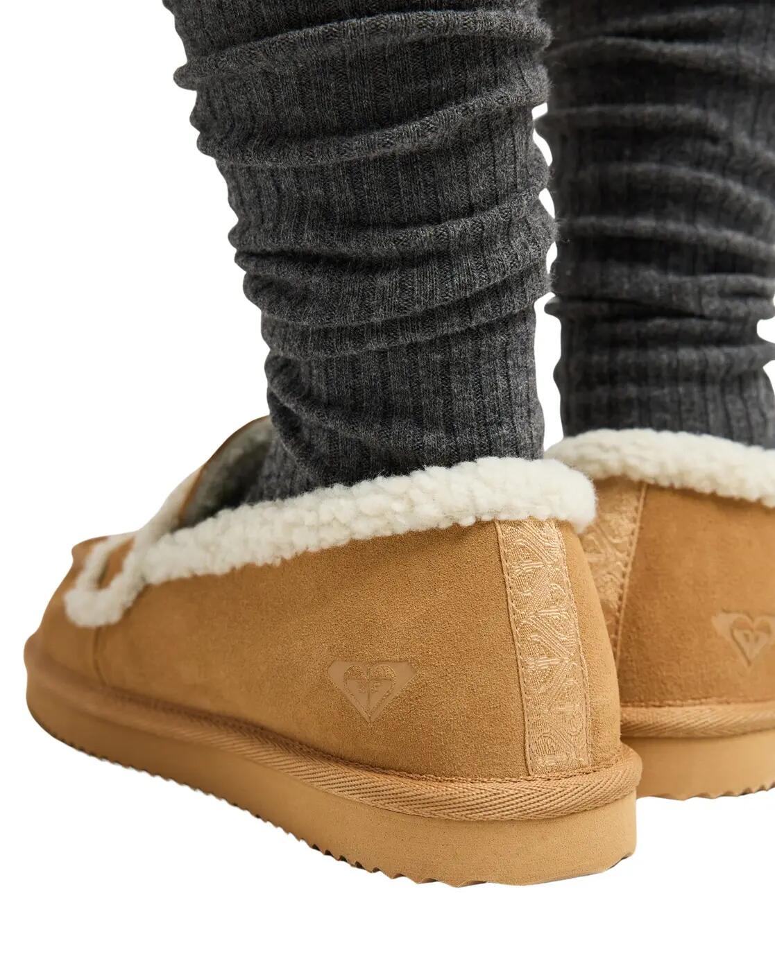 Winter Loafers SOLAK Beige Dames 3/4