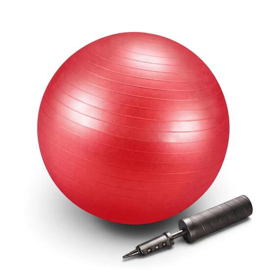 Gymnastikball Anti-Burst mit Handpumpe – Sitzball & Fitnessball, bis 300 kg
