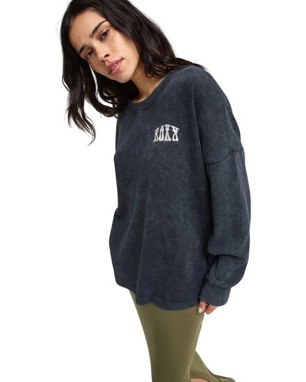 T-shirt à manches longues EASTSIDE MIDWEIGHT Noir Femme