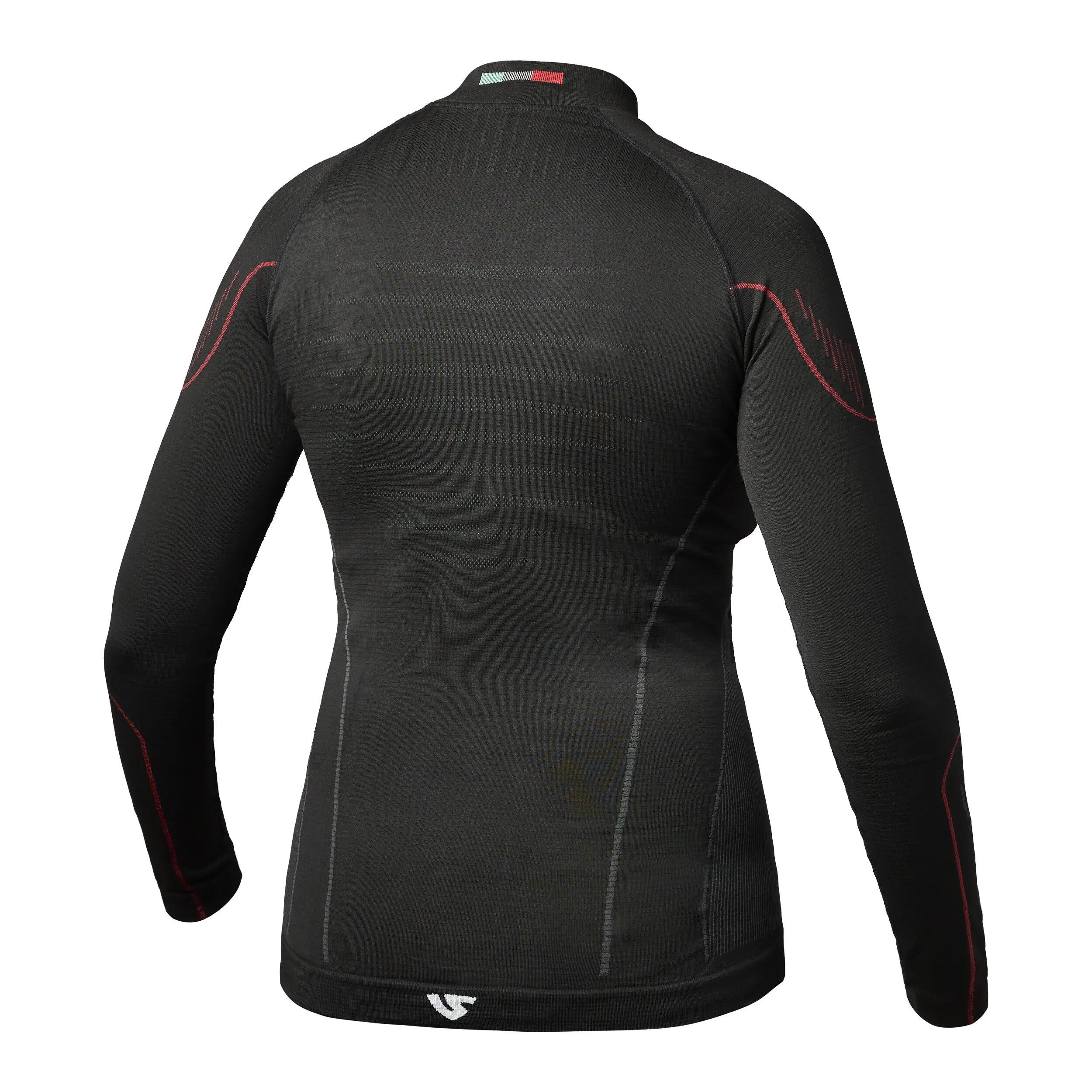 Maillot Technique Hero à Manches Longues avec Zip pour Femme - Noir 3/13