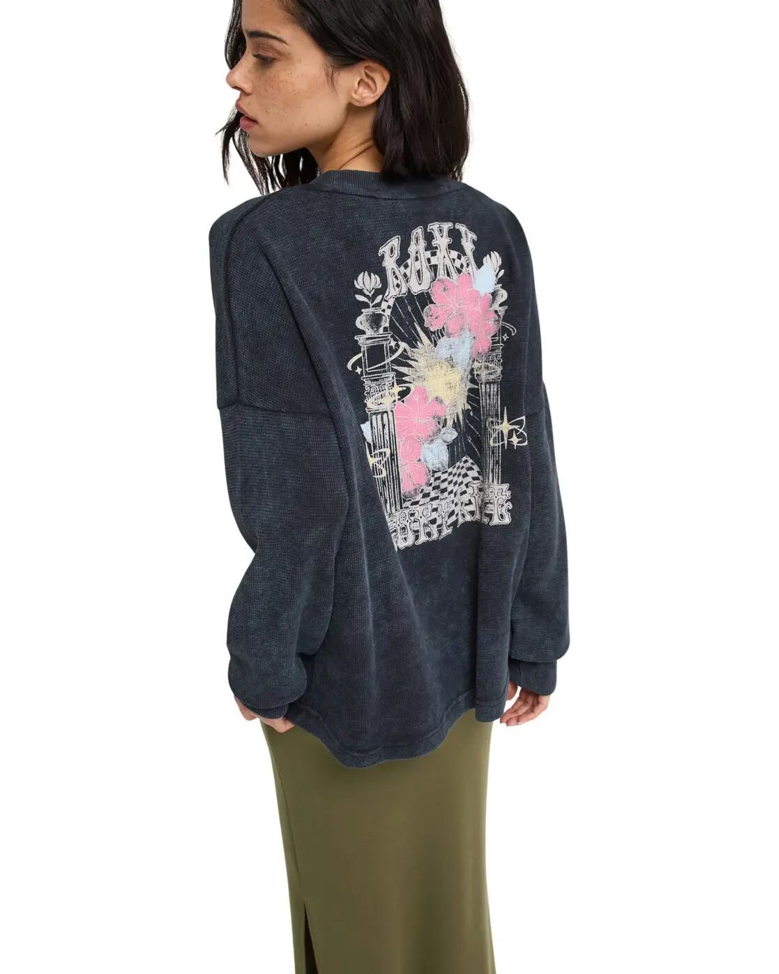 Longsleeve EASTSIDE MIDWEIGHT Schwarz Dames 2/4