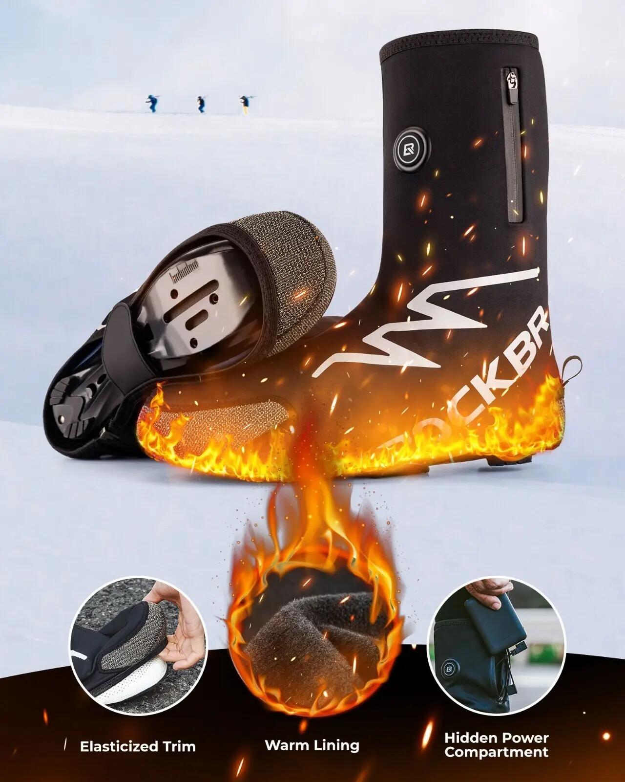 ROCKBROS Beheizte Überschuhe Winter 4/7