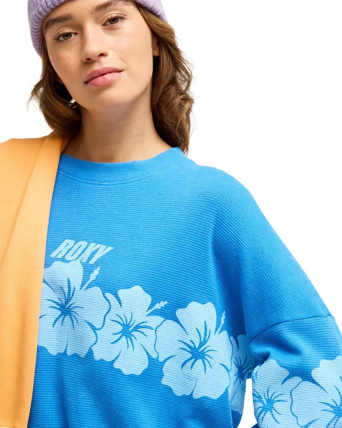 Longsleeve EASTSIDE MIDWEIGHT Blau Dames 4/4