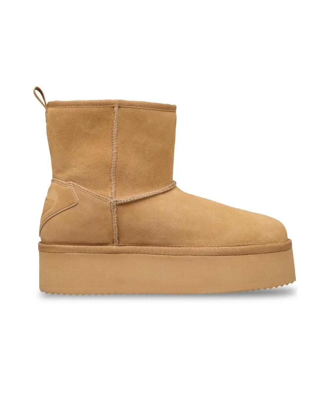 Wildleder-Stiefel LAKILA Beige Dames 3/4