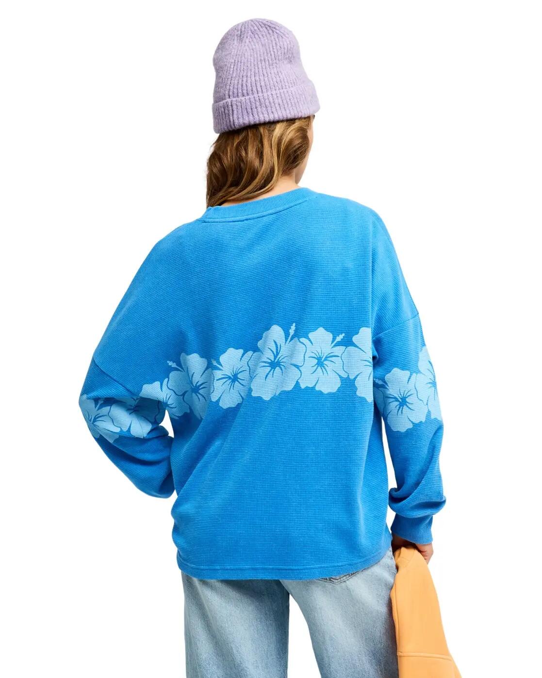 Longsleeve EASTSIDE MIDWEIGHT Blau Dames 2/4