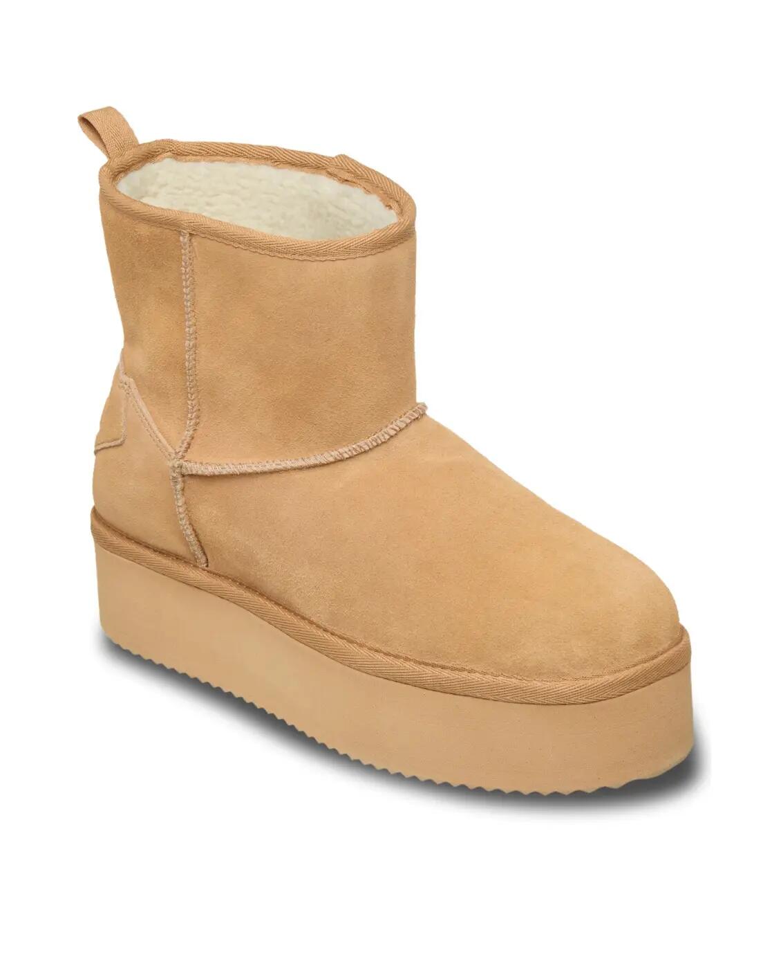Wildleder-Stiefel LAKILA Beige Dames 2/4