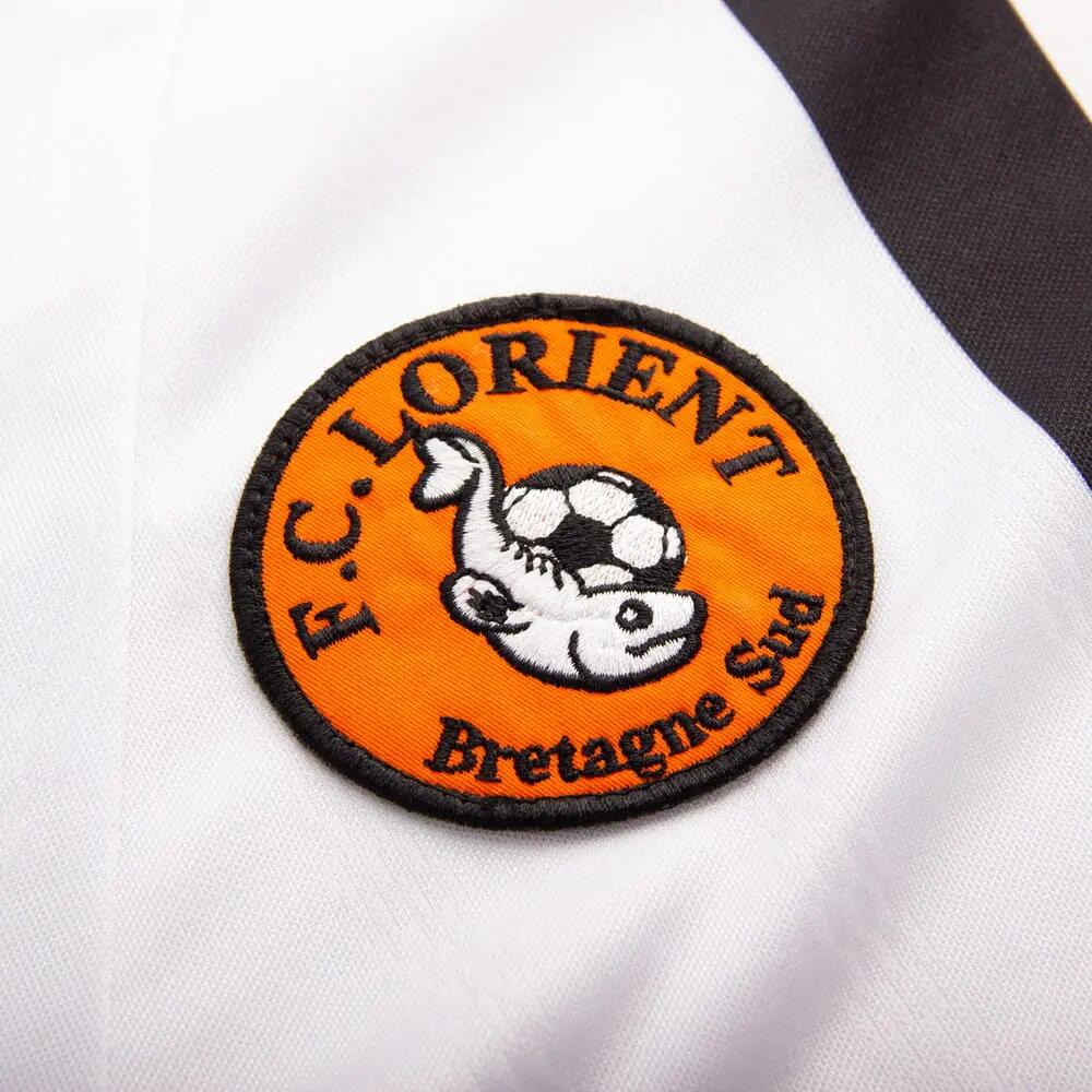 FC Lorient 2001 - 02 Away - Retro Voetbalshirt - Wit – COPA Football 5/7