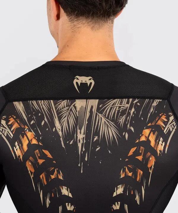 Venum Rashguard Tiger de manga larga negro/naranja neón M 7/7