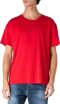 Hugo laze t-shirt open roze (50525236-693) m