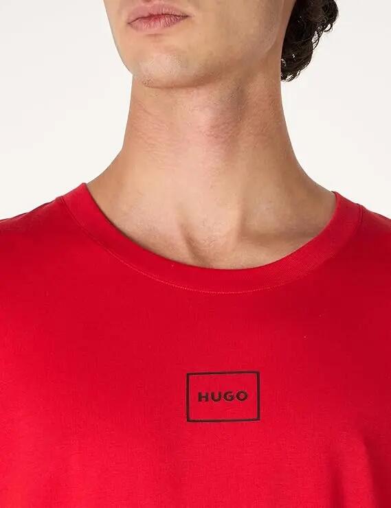 Koszulka męska Hugo Laze T-Shirt Open Pink (50525236-693) XL 2/3