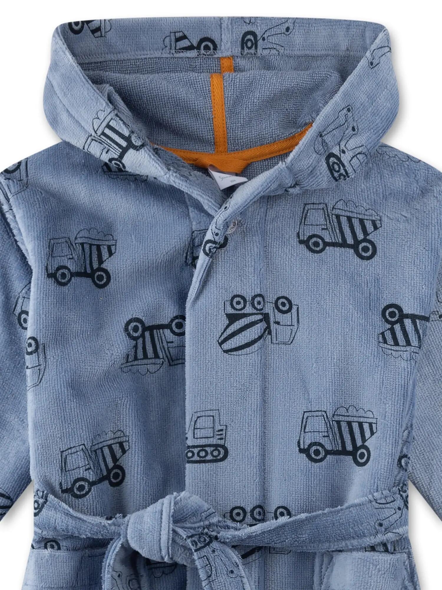 Accappatoio per bambini con veicoli da cantiere 3/3